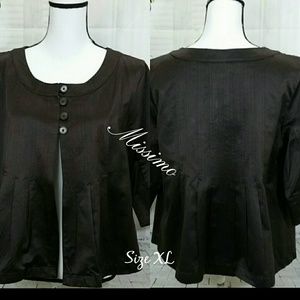 Mossimo Smocked Top Size XL Brown